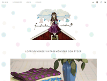 Tablet Screenshot of fredrikapavinden.com